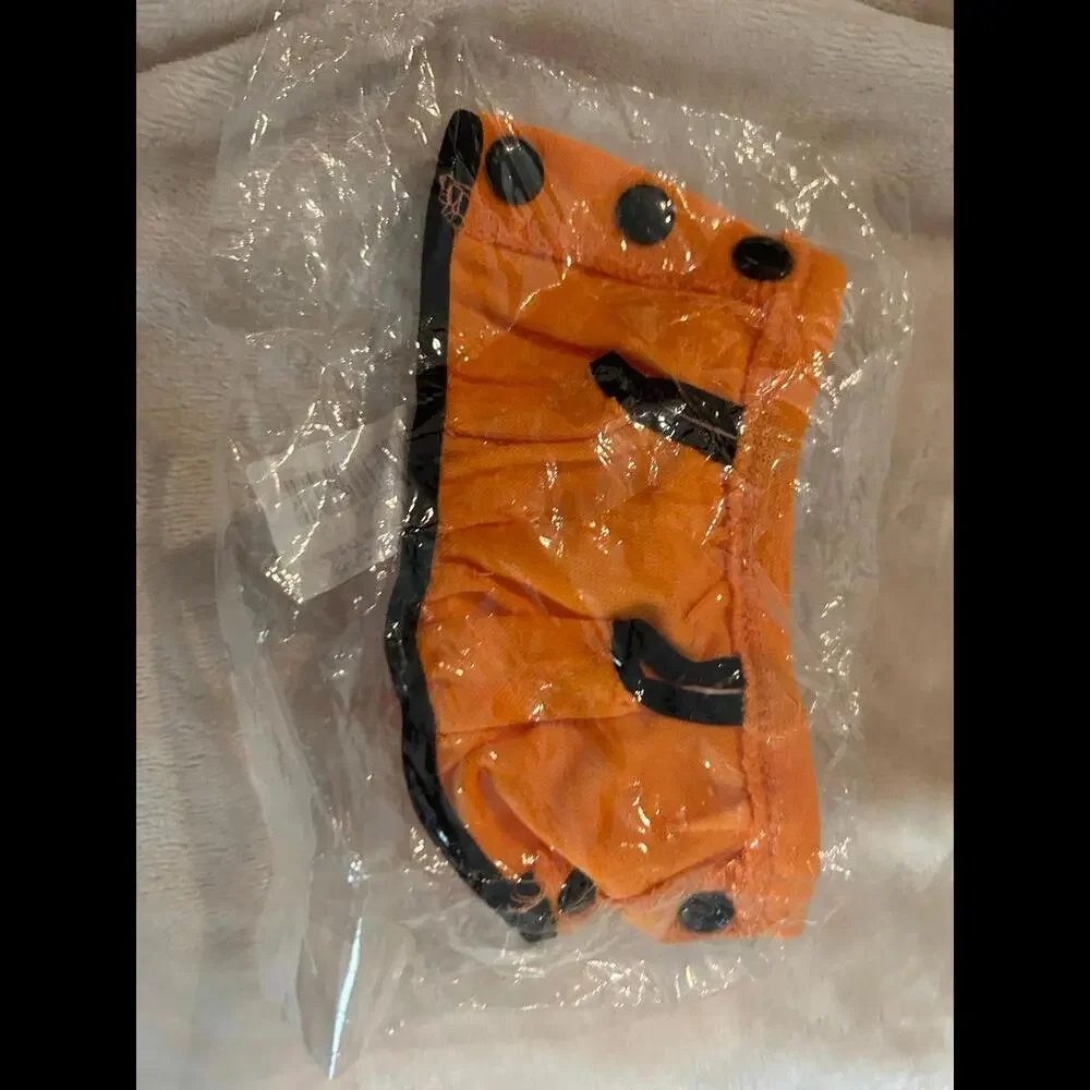 Pet lizard costume orange medium